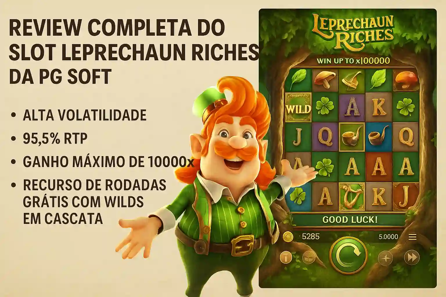 Análise Slot Leprechaun Riches